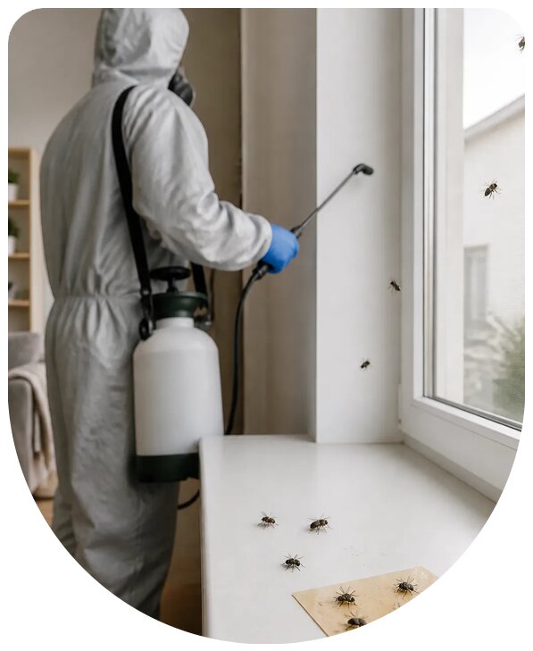 Уничтожение мух в Мончегорске профессиональная обработка помещений